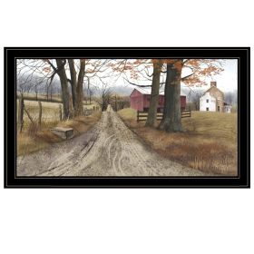 Trendy Decor 4U "The Road Home" Framed Wall Art, Modern Home Decor Framed Print for Living Room, Bedroom & Farmhouse Wall Decoration by Billy Jac