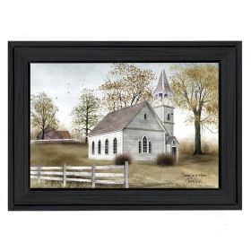 "Sunday Go To Meetin" By Billy Jacobs, Printed Wall Art, Ready To Hang Framed Poster, Black Frame